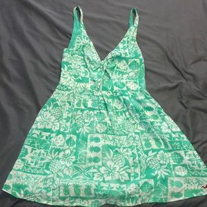 XS green/white Hollister summer dress